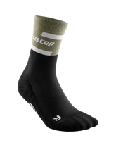 The Run Compression Mid Cut Socks 4.0, Men - Olive/Black